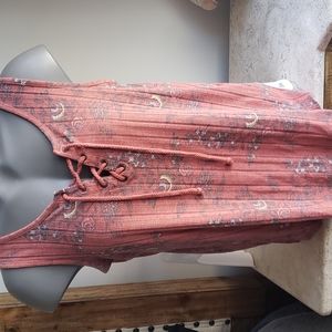 Maurices tank top. Size large. Cooper red.